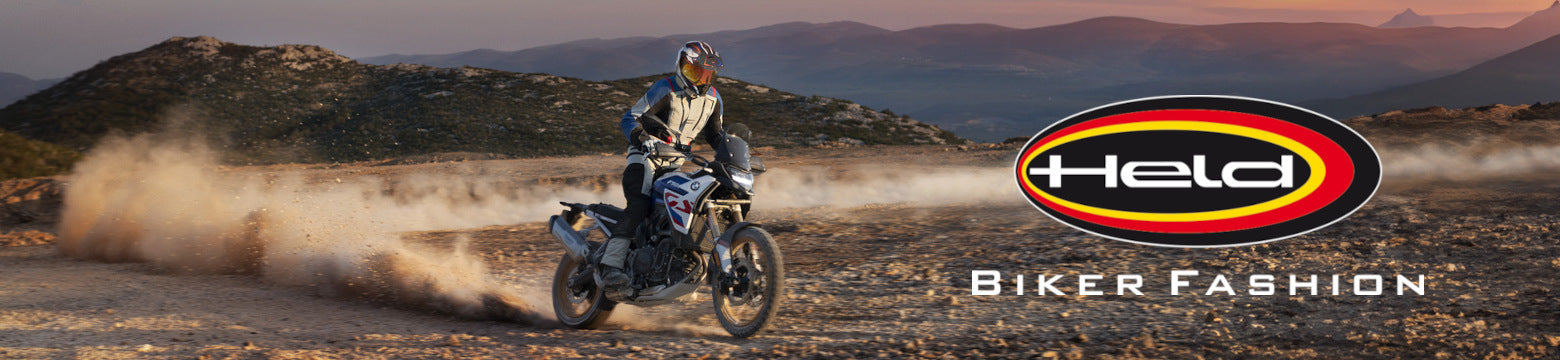 Equipación Held para moto touring y adventure — calidad, confort y protección